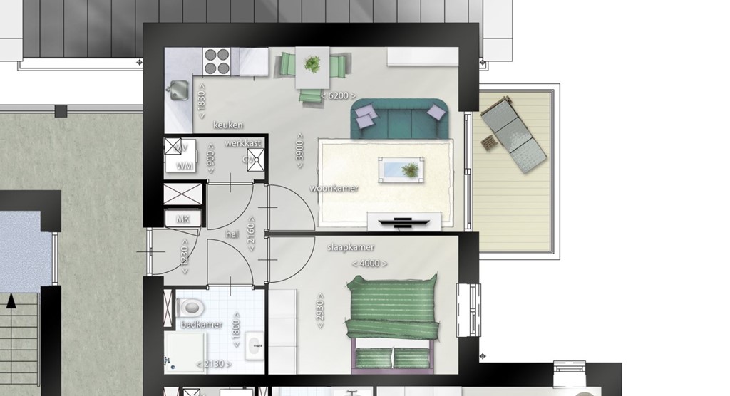 mediumsize floorplan