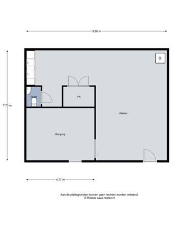 Floorplan - Weikamp 100, 3751 AE Bunschoten-Spakenburg