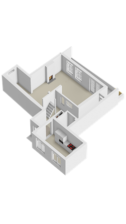Floorplan - Havendijk 16, 3751 AJ Bunschoten-Spakenburg