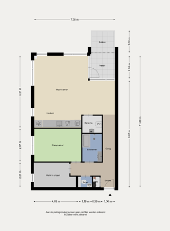 Floorplan - Schansplein 2A, 3751 BS Bunschoten-Spakenburg