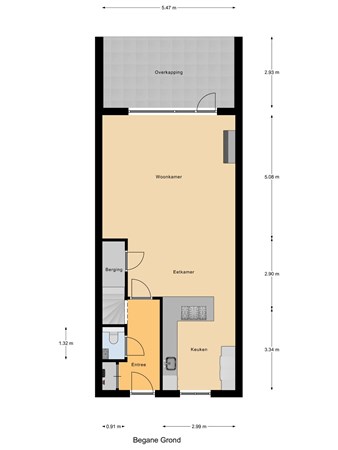 Plattegrond - Van Oranje-Nassaulaan 133, 2761 HW Zevenhuizen 