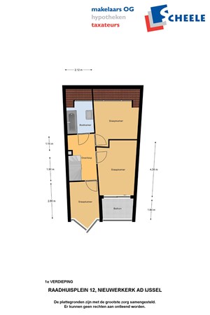 Plattegrond - Raadhuisplein 12, 2914 KM Nieuwerkerk Ad Ijssel 