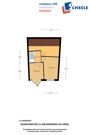 Plattegrond - Raadhuisplein 12, 2914 KM Nieuwerkerk Ad Ijssel 