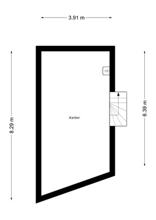 Plattegrond - Van Vollenhovenstraat 30A, 3016 BH Rotterdam 