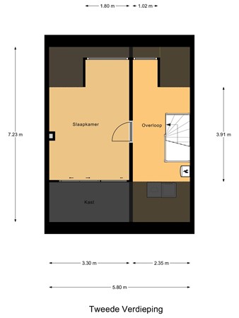 Plattegrond - Bospolderstraat 77, 2912 PC Nieuwerkerk aan den IJssel 