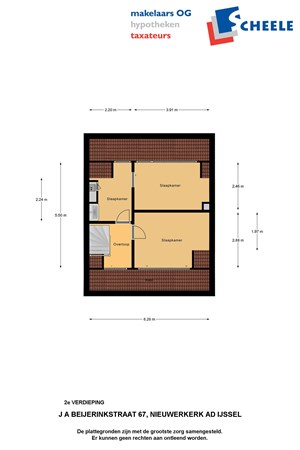 Plattegrond - J A Beyerinkstraat 67, 2912 AA Nieuwerkerk aan den IJssel 