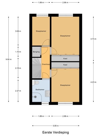 Plattegrond - Polderdreef 4, 2911 PD Nieuwerkerk aan den IJssel 