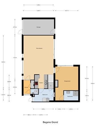 Plattegrond - Ogier Van Cralingenpark 39, 3065 BA Rotterdam 