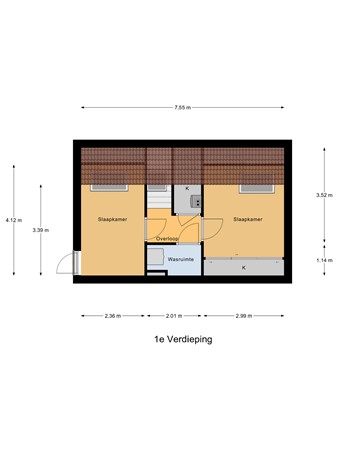 Plattegrond - Ogier Van Cralingenpark 39, 3065 BA Rotterdam 