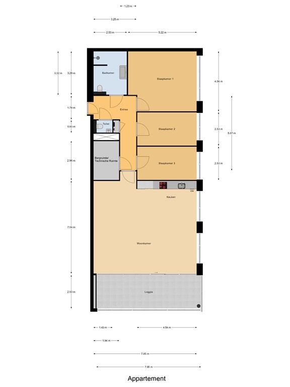 mediumsize floorplan