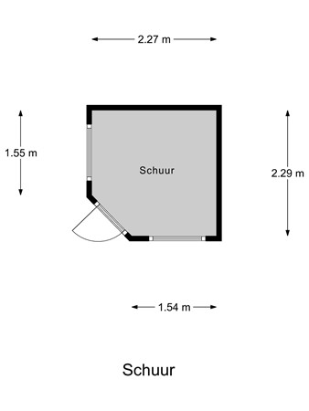 Plattegrond - Burg Van Heugtenlaan 157, 2911 HA Nieuwerkerk aan den IJssel 