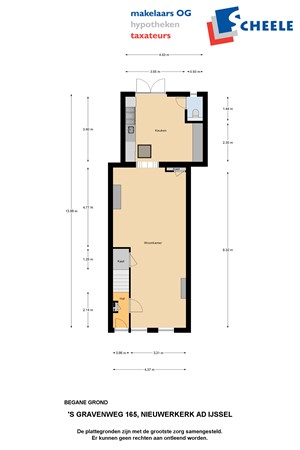 Plattegrond - 's-Gravenweg 165, 2911 BH Nieuwerkerk aan den IJssel 