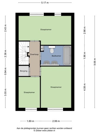 Plattegrond - Glasblazererf 10, 6043 SE Roermond - 434635_2D_Eerste_Verdieping_Glasblazererf_10_Roermond_02.jpg