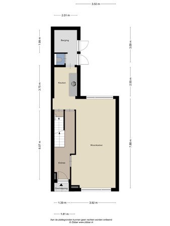 Plattegrond - Roothaanstraat 10, 5915 VP Venlo - 439126_2D_Begane_Grond_Roothaanstraat_10_Venlo_01.jpg