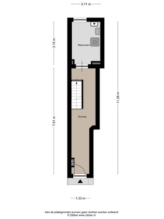 Plattegrond - Antoniuslaan 10, 5921 KC Venlo - 425416_2D_Begane_Grond_Antoniuslaan_10_Venlo_02.jpg