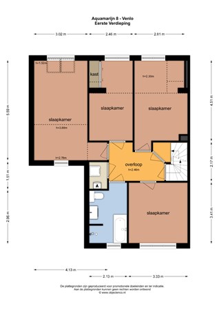 Plattegrond - Aquamarijn 8, 5912 SV Venlo - 121990_EV.jpg