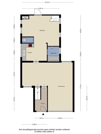 Plattegrond - Rijksweg 139, 5941 AD Velden - 444851_2D_Begane_Grond_Rijksweg_139_Velden_01.jpg