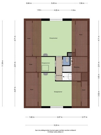 Plattegrond - Sportlaan 7, 5951 NJ Belfeld - 443591_2D_Eerste_Verdieping_Sportlaan_7_Belfeld_02.jpg