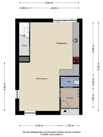 Plattegrond - Antoniusmeule 36, 5921 VL Venlo - 448416_2D_Begane_Grond_Antoniusmeule_36_Venlo_01.jpg