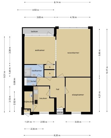 Plattegrond - Rijnbeekstraat 7, 5913 GA Venlo - BGG.jpg