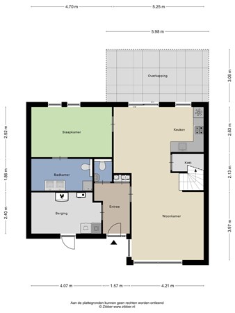 Plattegrond - Greyenstraat 31, 5928 PM Venlo - 453188_2D_Begane_grond_Greyenstraat_31_Venlo_01.jpg