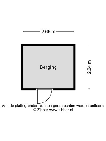 Plattegrond - Greyenstraat 31, 5928 PM Venlo - 453188_2D_Berging_Greyenstraat_31_Venlo_03.jpg