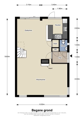 Plattegrond - In De Hoven 3, 6093 DK Heythuysen - p.bg.jpg