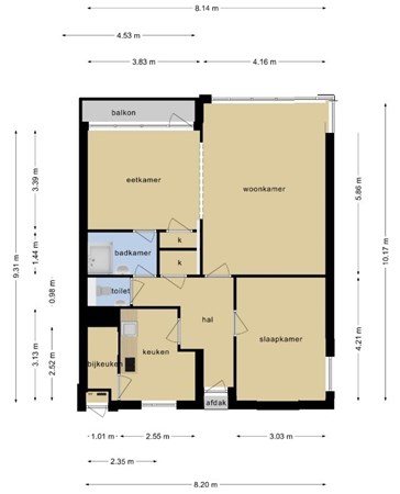 Plattegrond - Rijnbeekstraat 95, 5913 GA Venlo - plattegrond.jpg