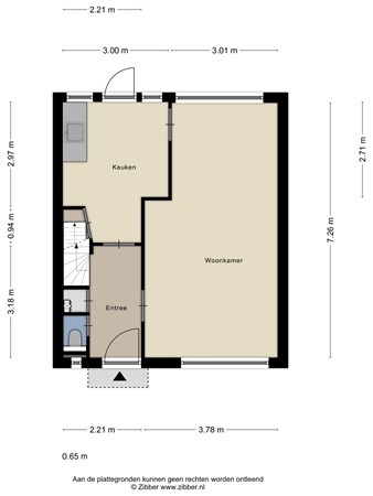 Plattegrond - Pater Petersstraat 31, 5935 AV Steyl - 463645_2D_Begane_grond_Pater_Petersstraat_31_Steyl_02.jpg