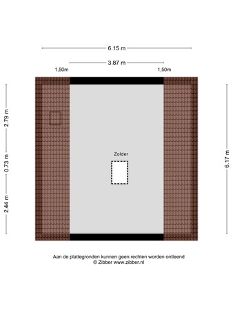 Plattegrond - Pater Petersstraat 31, 5935 AV Steyl - 463645_2D_Zolder_Pater_Petersstraat_31_Steyl_05.jpg