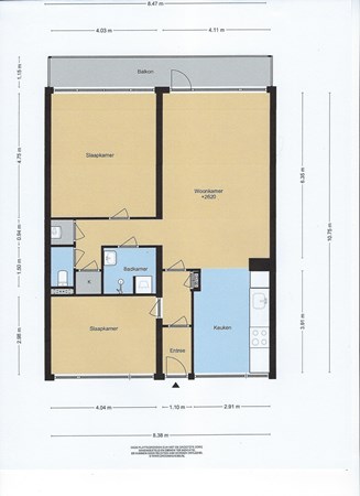 Plattegrond - Mozartstraat 310, 6044 RS Roermond - plattegrond.jpg