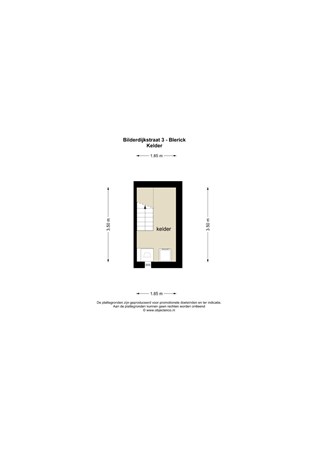 Plattegrond - Bilderdijkstraat 3, 5921 CD Venlo - 129283_KL.jpg