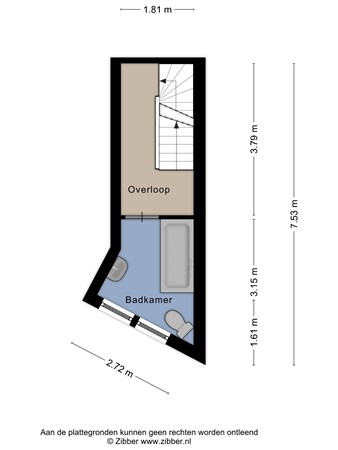 Plattegrond - Herungerstraat 27, 5911 AJ Venlo - 457507_2D_Eerste_Verdieping_Herungerstraat_27_Venlo_02.jpg