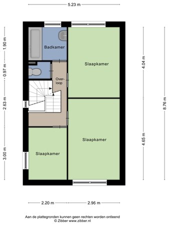 Plattegrond - Linnaeusweg 92, 5915 HM Venlo - 453428_2D_Eerste_Verdieping_Linnaeusweg_92_Venlo_02.jpg