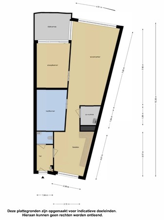 Bikkersweg 60, 3752 WV Bunschoten-Spakenburg - plattegrond bikkersweg 60.geiwjzigd.jpg