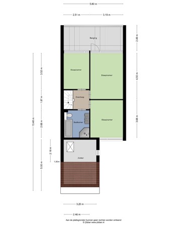 Floorplan - Dopperstraat 53, 3752 JB Bunschoten-Spakenburg