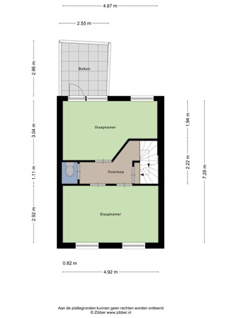 Floorplan - Oosterstraat 18, 3751 EH Bunschoten-Spakenburg