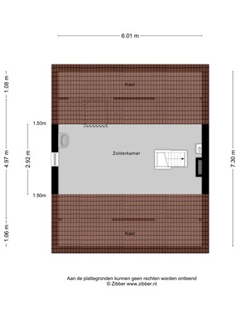 Floorplan - Prins Willem Alexanderstraat 30, 3751 DM Bunschoten-Spakenburg
