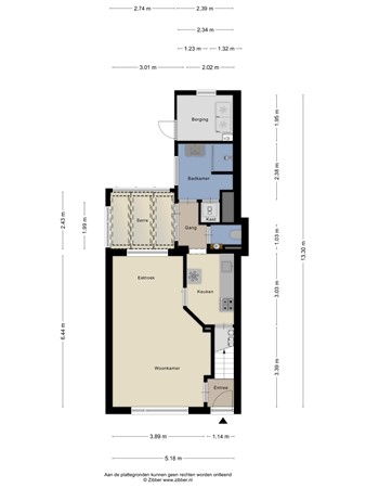 Floorplan - Nieuwe Schans 55, 3751 BB Bunschoten-Spakenburg