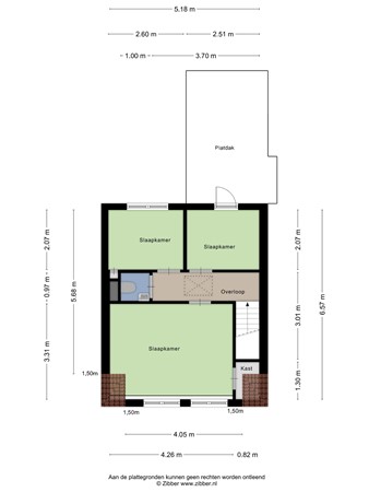 Floorplan - Nieuwe Schans 55, 3751 BB Bunschoten-Spakenburg