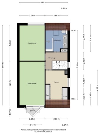 Floorplan - Plevier 127, 3752 PC Bunschoten-Spakenburg