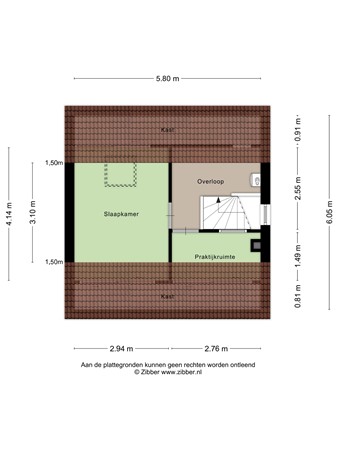 Floorplan - Plevier 127, 3752 PC Bunschoten-Spakenburg