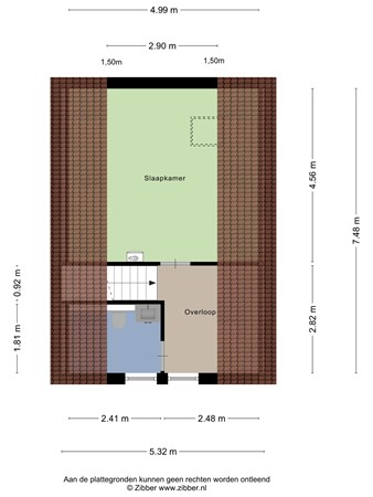 Floorplan - Lindenstraat 2, 3752 CM Bunschoten-Spakenburg