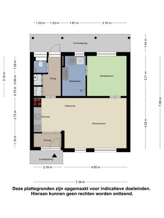 Floorplan - Kerkemaat 9, 3751 AH Bunschoten-Spakenburg