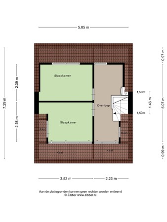 Floorplan - Rikkert Jacobstraat 35, 3752 EB Bunschoten-Spakenburg