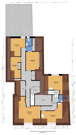 Plattegrond - Herestraat 46, 9851 AD Burum - 1E.jpg