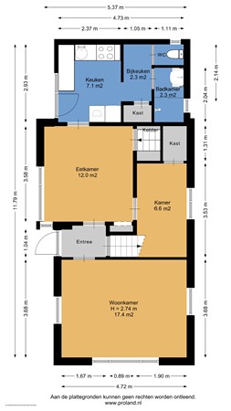 Plattegrond - Ericalaan 17, 9828 PG Oostwold - BG.jpg