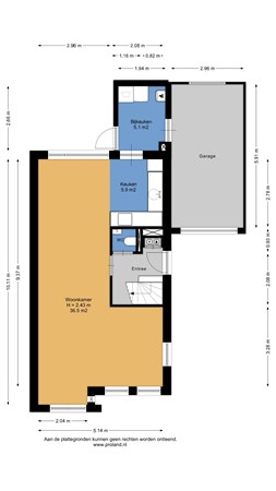 Plattegrond - Thomas A. Verdeniusstraat 5, 9356 AL Tolbert - BG.jpg