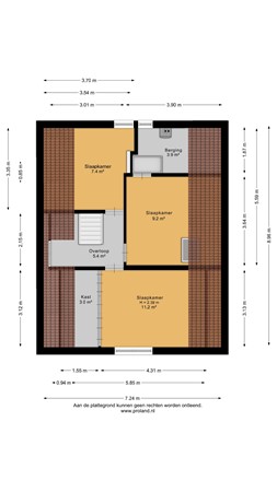 Plattegrond - Ericalaan 5, 9828 PG Oostwold - 1E.jpg