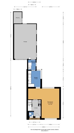 Plattegrond - Julianastraat 24, 9883 PT Oldehove - BG.jpg